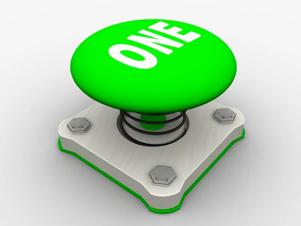 Green start button — Stock Photo, Image