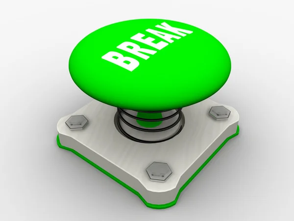 緑のスタート ボタン — ストック写真