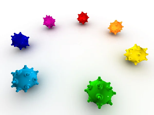 Colored bombs — Stock Photo, Image