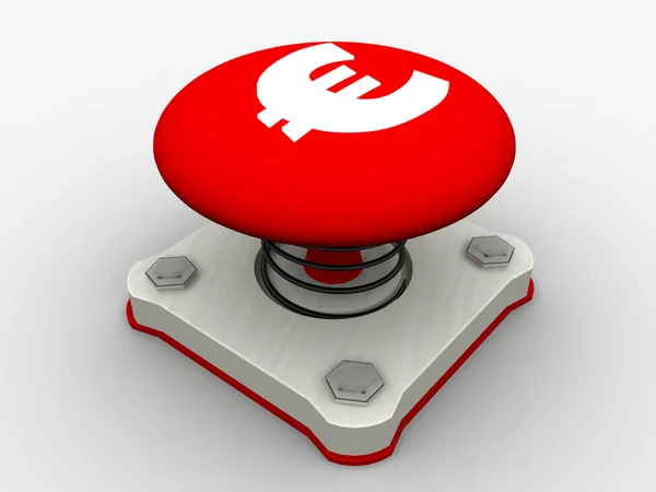 Botón de inicio rojo — Foto de Stock