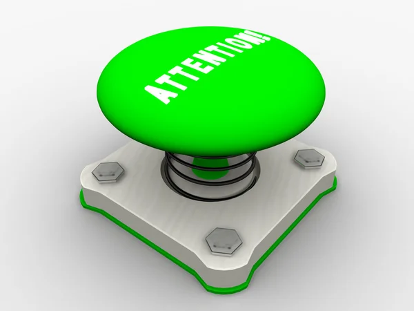 Green start button — Stock Photo, Image