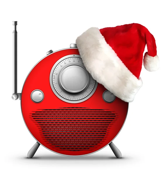 Boże Narodzenie i nowy rok radio — Zdjęcie stockowe