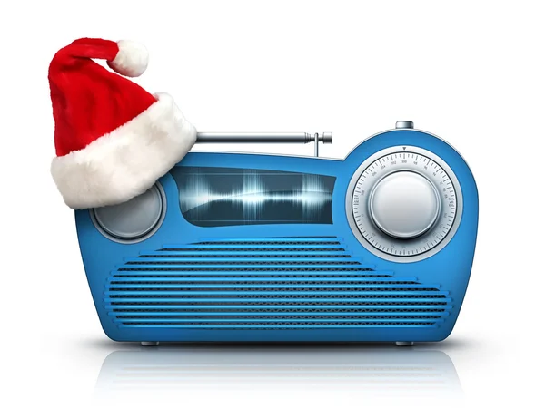 Christmas Radio — Stock Photo, Image