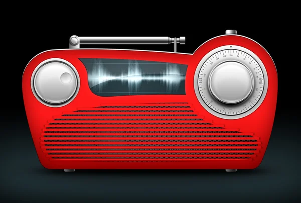 Rádio Vermelho — Fotografia de Stock