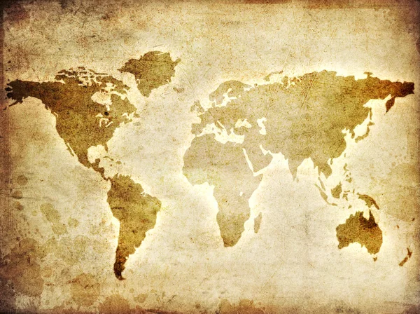 Carte du monde — Photo