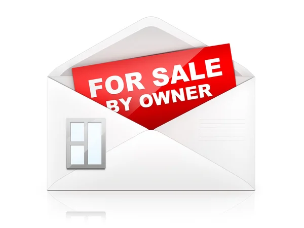 Envelop - zum Verkauf von Eigentümer — Stockfoto