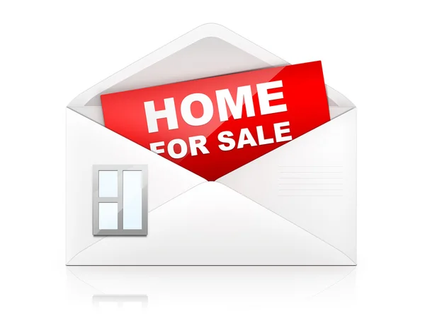 Obálka - domů na prodej — Stock fotografie