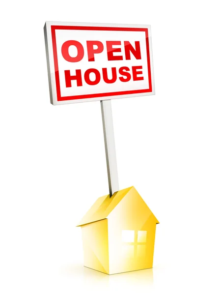 stock image Sign - Open House