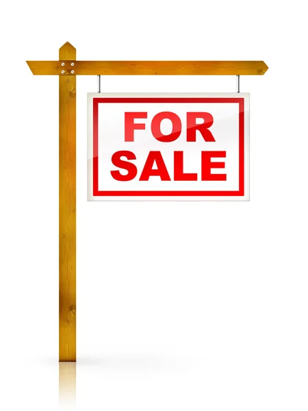 Znak - na sprzedaż — Zdjęcie stockowe