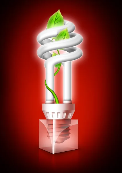 Luminous Tube Lamp — Stock Photo, Image