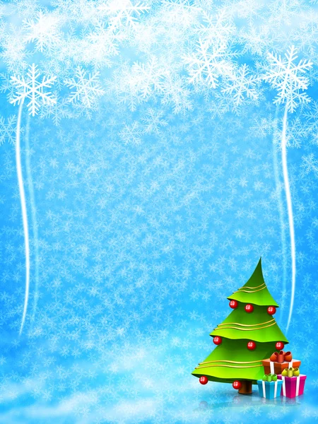 圣诞及新年背景 — 图库照片