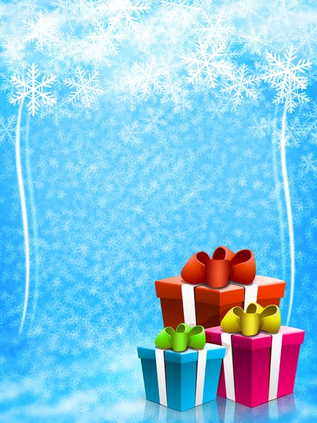 Hintergrund zu Weihnachten und Neujahr — Stockfoto