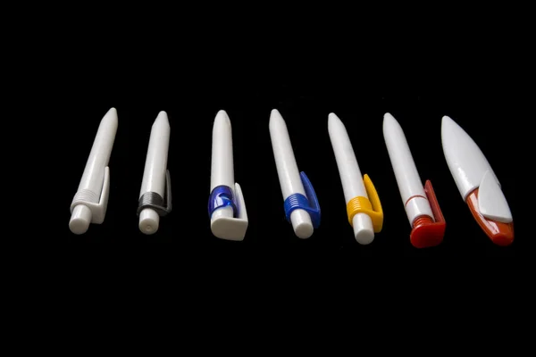 White pens — Stock Photo, Image