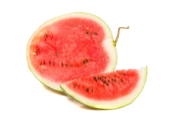 Geschlitzte Wassermelone — Stockfoto