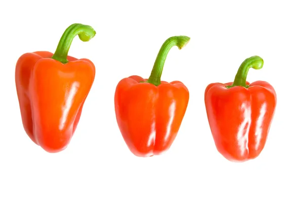 Tre peperoni dolci — Foto Stock