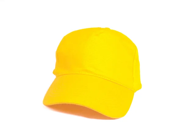 空白の黄色の野球帽 — ストック写真