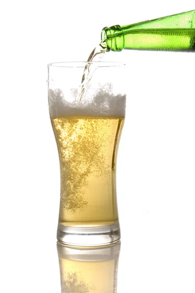 Poured Beer — Stock Photo, Image