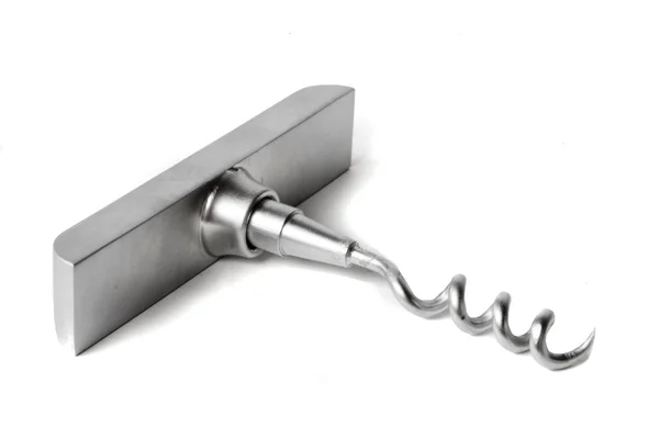 Metalliska corkscrew — Stockfoto