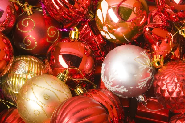 Collection of cristmas balls — Stock Photo, Image