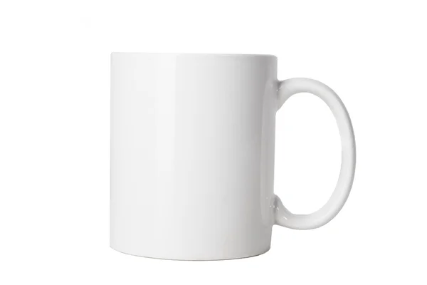 空白の白いカップ ストック画像