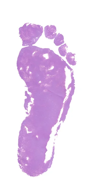 핑크 발자국 — 스톡 사진