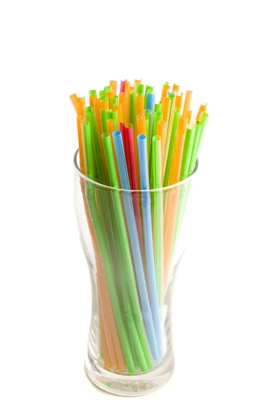Multicolored straws — Stock Photo, Image