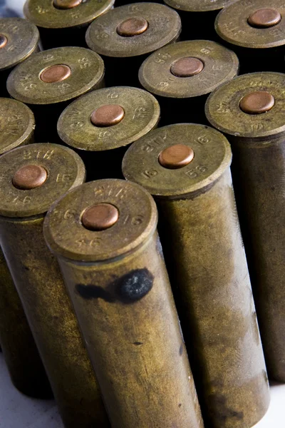 stock image Old cartridges for shotgun