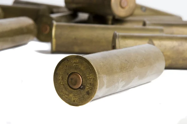 Old cartridges for shotgun — Stock Photo, Image