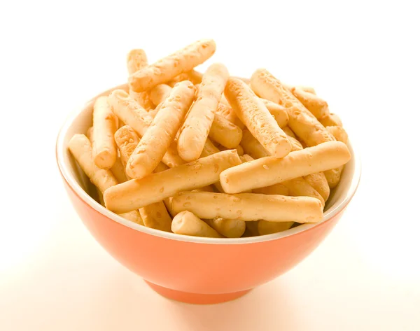 stock image Breadsticks in bowl