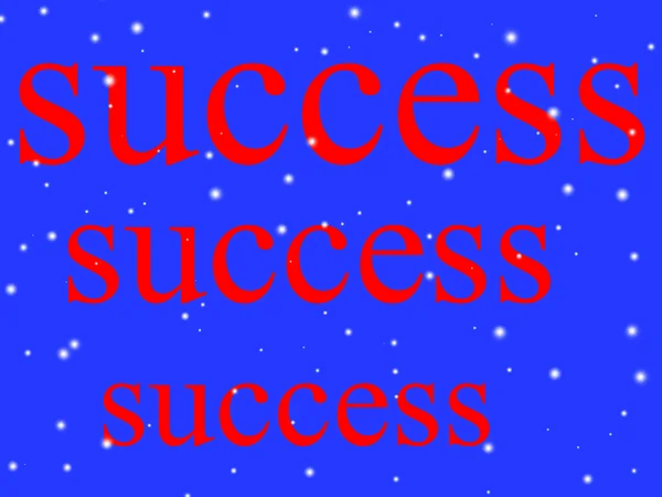 Slovo úspěch — Stock fotografie