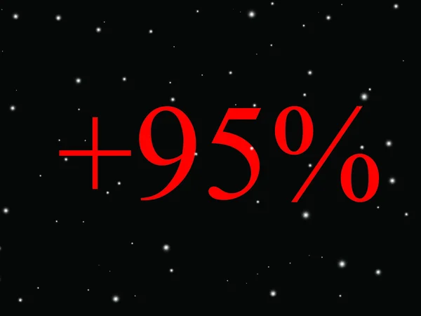 Símbolo de porcentaje rojo 3D —  Fotos de Stock