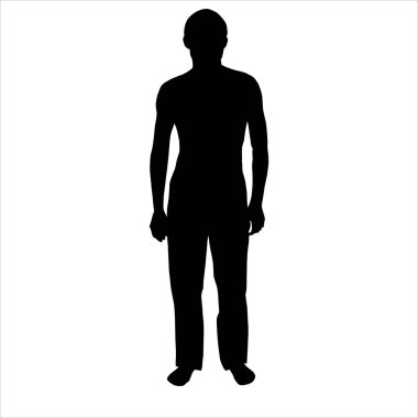 Silhouette of the person clipart