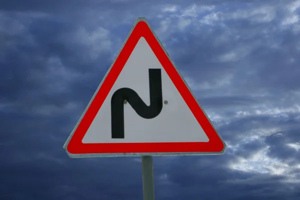 stock image Traffic sign against the sky