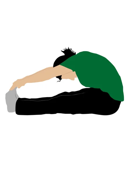 Man touching his toes — Stock Photo © imagerymajestic #1678421