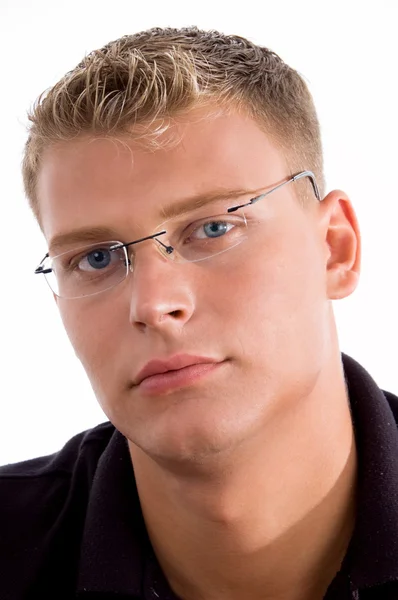 Close up of serious male — Stock Photo, Image