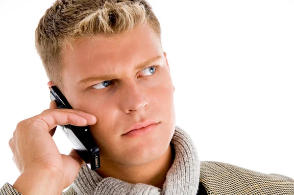 Hombre en la llamada telefónica — Foto de Stock