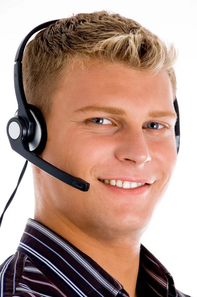 Close up of young customer executive — Stock Photo, Image