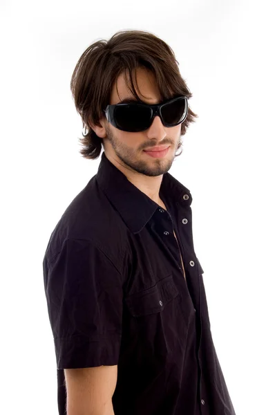 선글라스를 착용 하는 세련 된 남성 — 스톡 사진