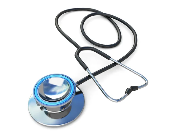 3d spiral stethoscope — Stock Photo, Image
