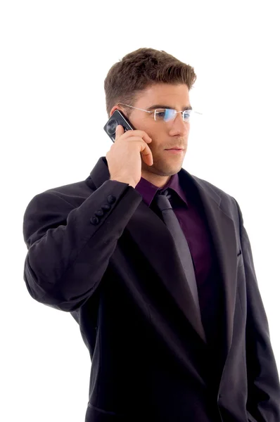 Young service provider communicating — Stock Photo, Image