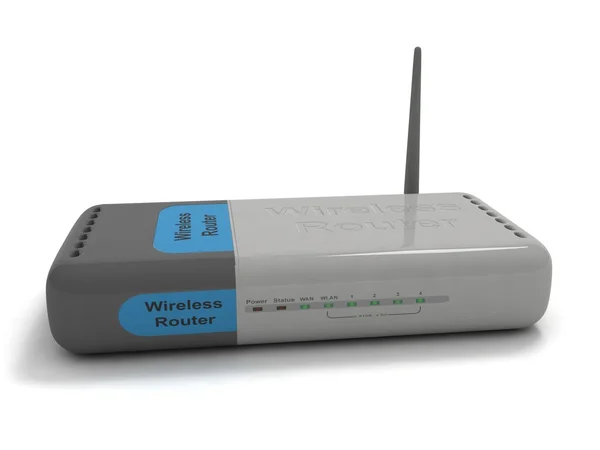 Router wireless 3d — Foto Stock