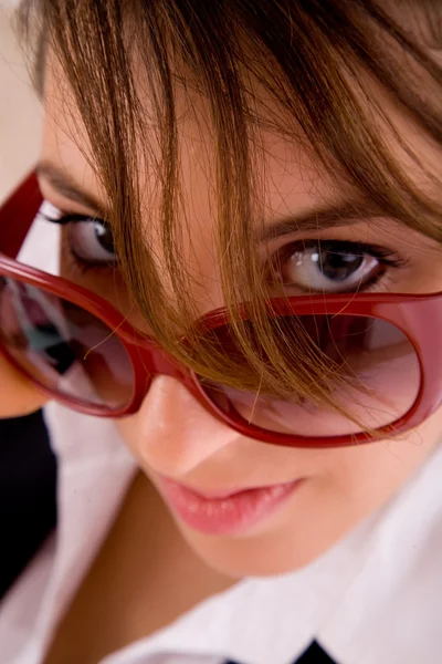 Close up of fashionable young woman — Stock Photo, Image