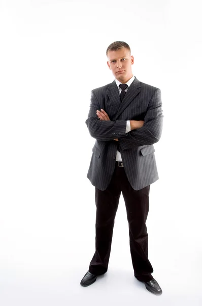Handsome young businessman posing — Stock Photo, Image