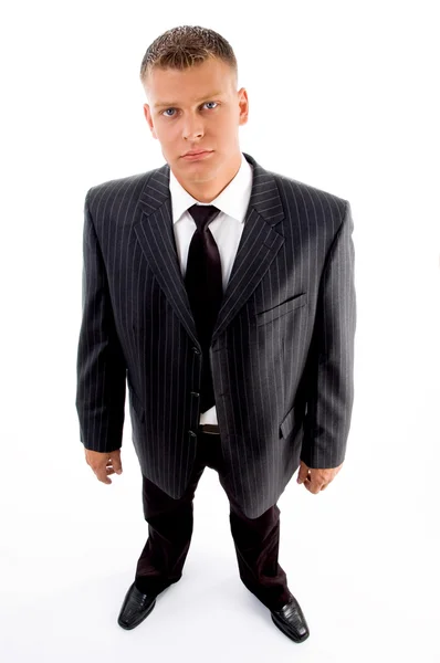 Handsome businessman looking at camera — Stock Photo, Image