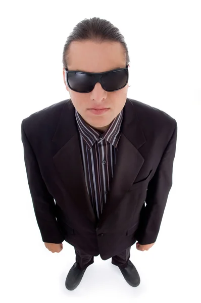Handsome man wearing dark sunglasses — Stock Photo, Image