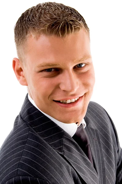 Portrait of handsome young businessman Stock Image