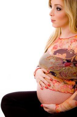 Pregnant woman clipart