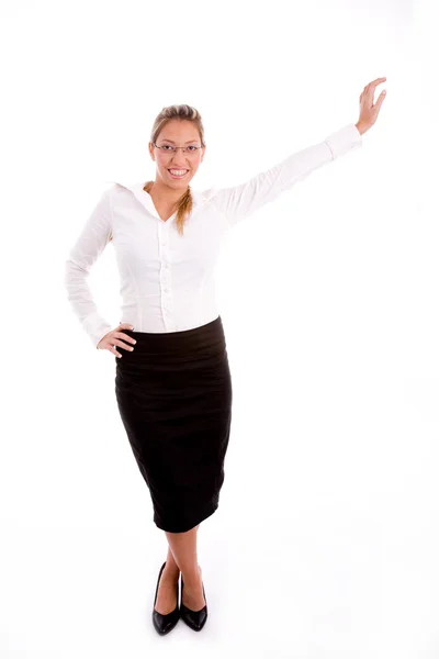 Smiling young business professional — Stock Photo, Image