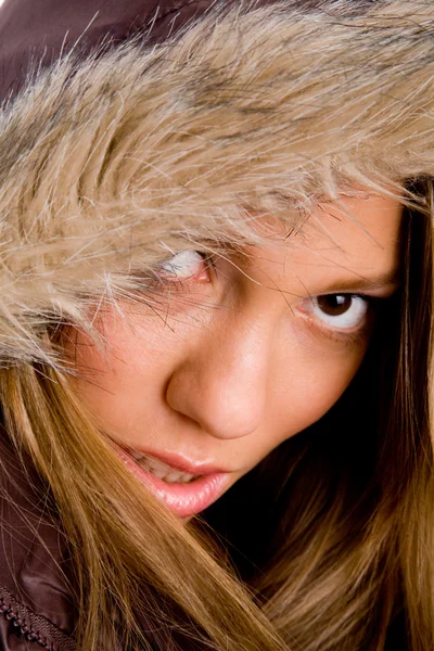 Close-up of young woman — Stock Photo, Image