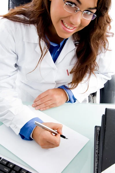 Young smiling medical professional — Stock Photo, Image